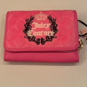 Juicy Couture Royal Couture Double Sided Trifold Wallet - NWT